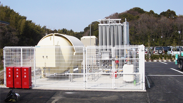ガス設備の施工